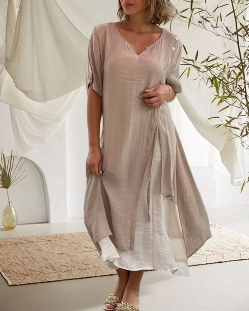 Robe asymétrique Louise en Noir | Coupe flatteuse et élégance moderne pour grandes occasions