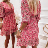 Malorie | Vestito comodo con stampa floreale