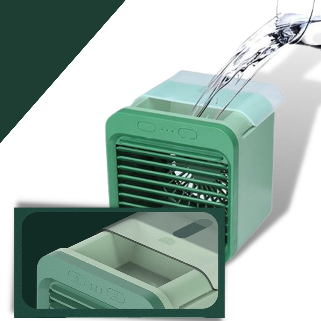 Mini Climatiseur Rechargeable à Eau - Rafraîchissement d'Air Portable travel