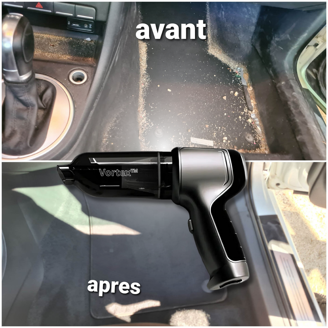 Aspirateur Vortex™ Compact Pro - Petit Aspirateur Silencieux travel bottle le