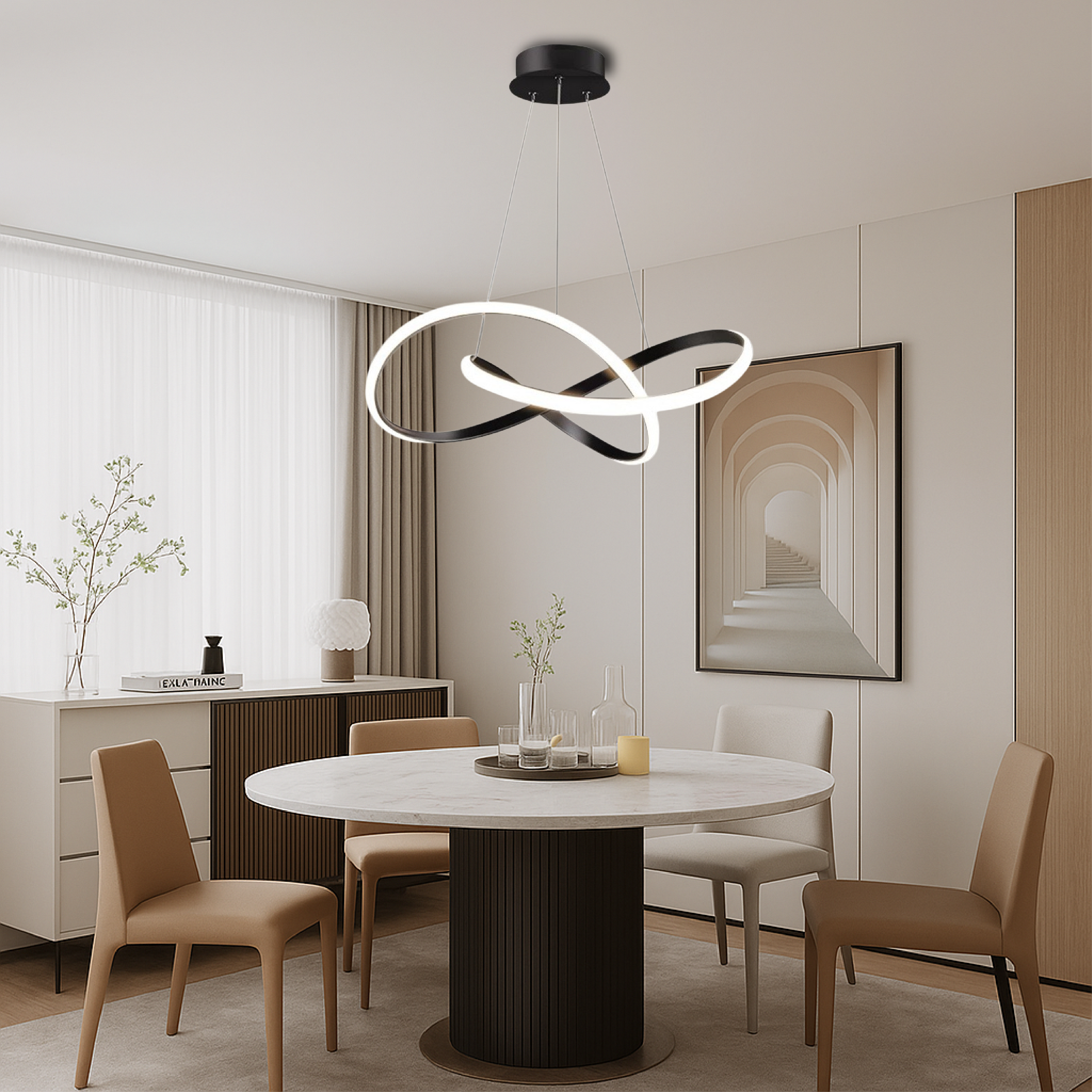 Lampada a sospensione moderna per sala da pranzo
