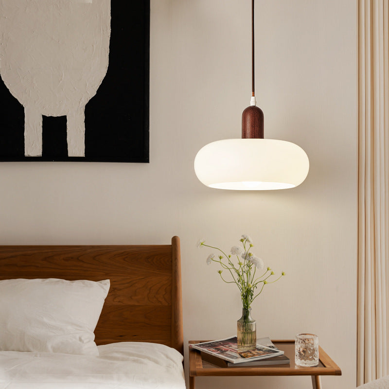 Lampada a sospensione crema nordica