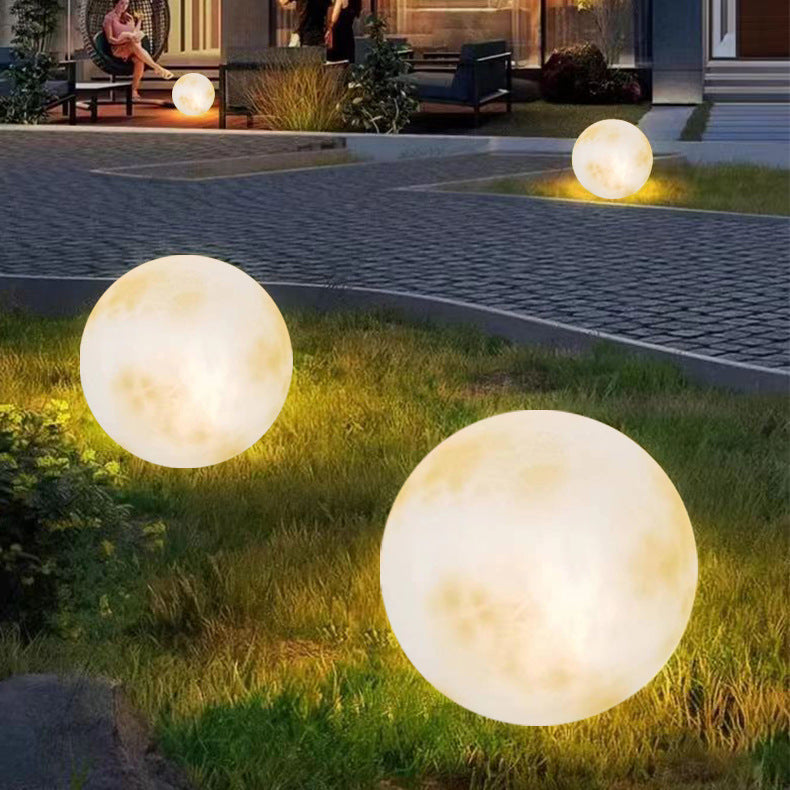 Lampada lunare a energia solare per il giardino