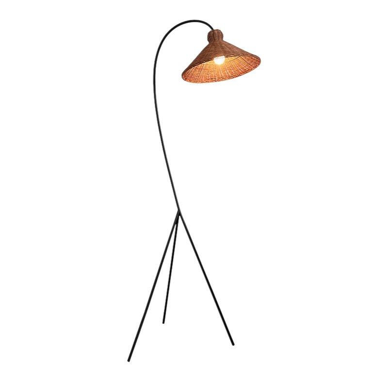 Lampada da terra in bambù