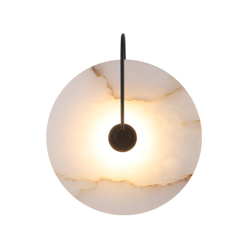Lampada da parete LED in marmo Alab
