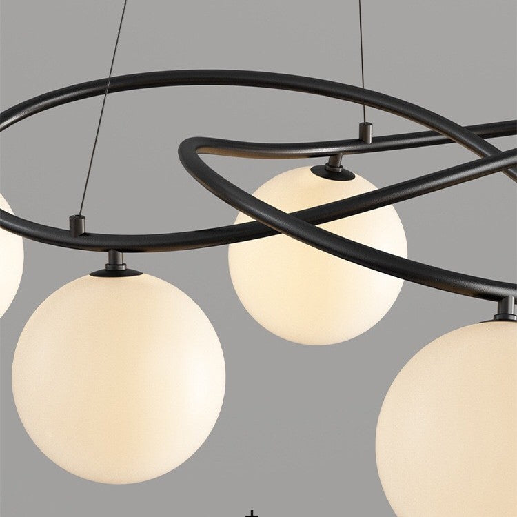Lampadari retrò nordici neri