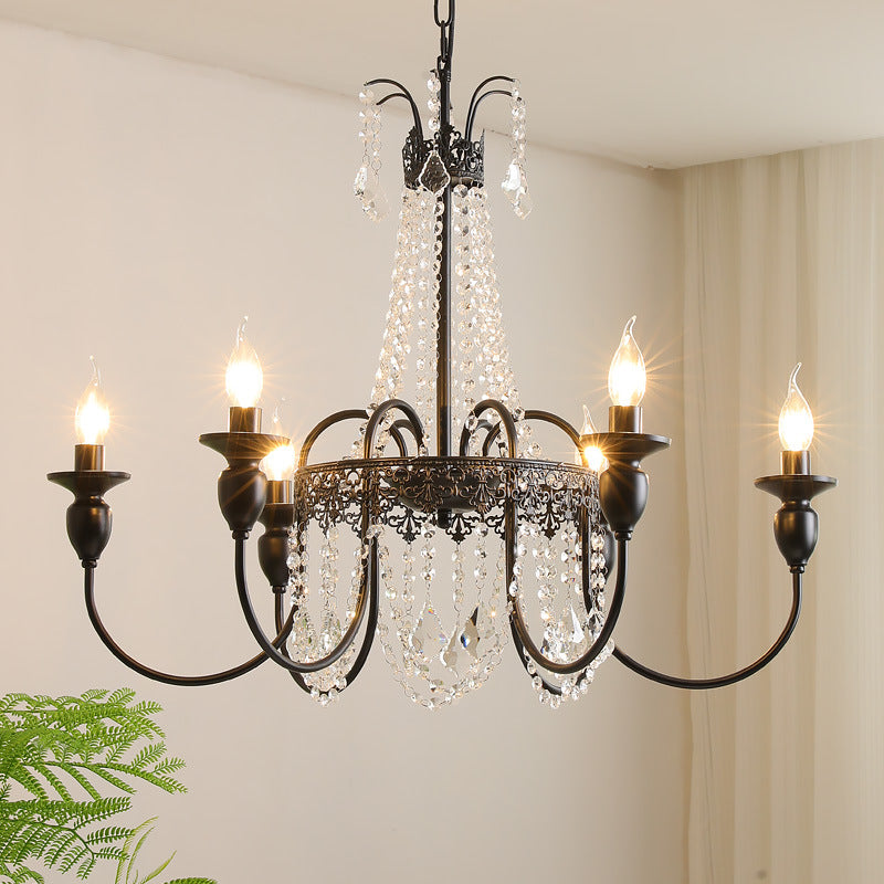 Lampadario da camera in cristallo