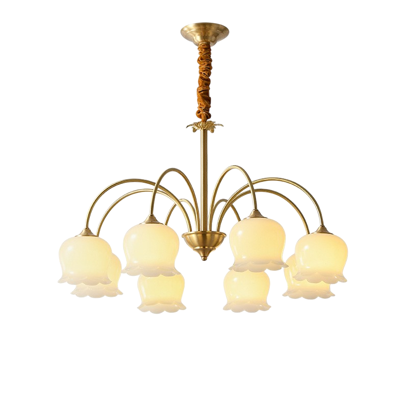 Lampadario in rame francese