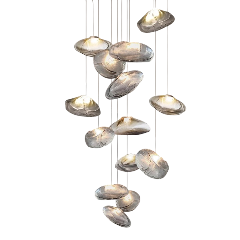 Lampadario Villa in vetro nordico