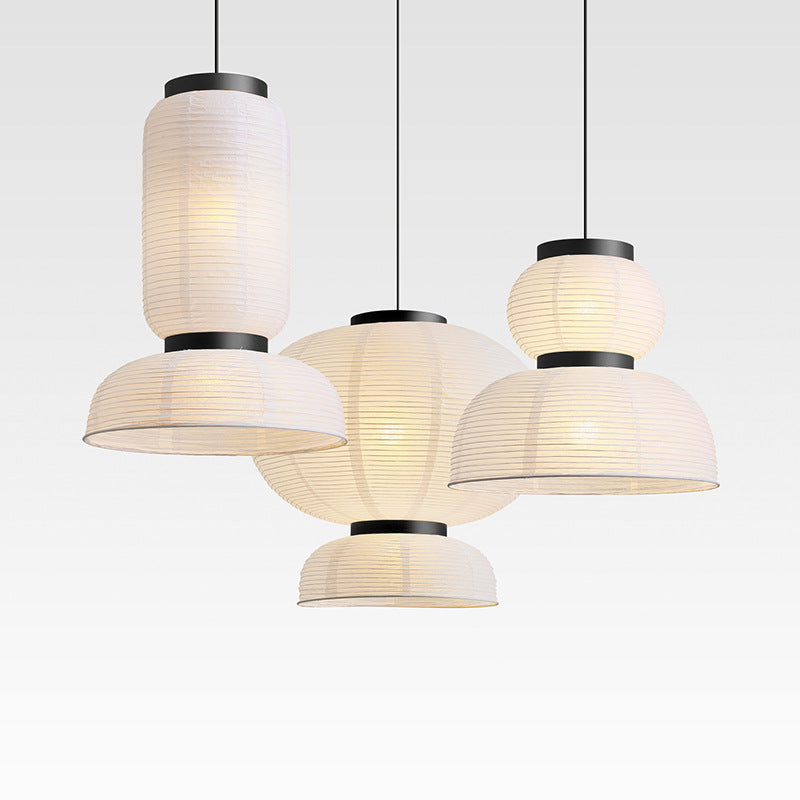 Lampada sospesa giapponese Wabi Sabi