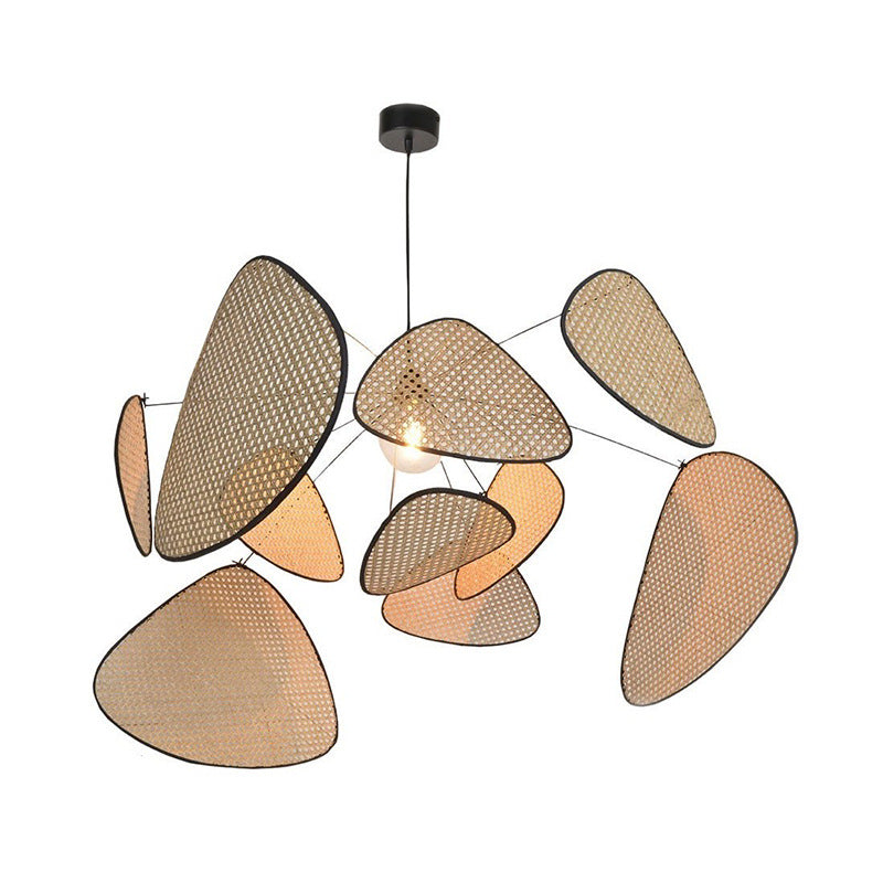 Lampada a sospensione in rattan di Bria