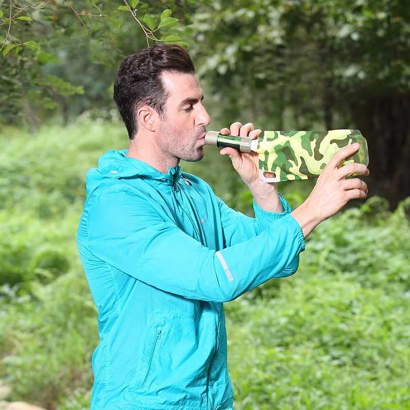 Paille Filtration Eau - Idéal pour Survie en Plein Air travel bottle leak-pro