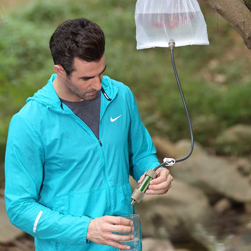 Paille Filtrante Eau - Equipement Camping Compact travel bottle leak-proof de