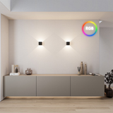 RadiantGlow | Applique Murale RGB Senza Fili