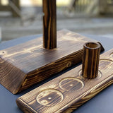 Collana ad anelli - Gioco di abilità in legno