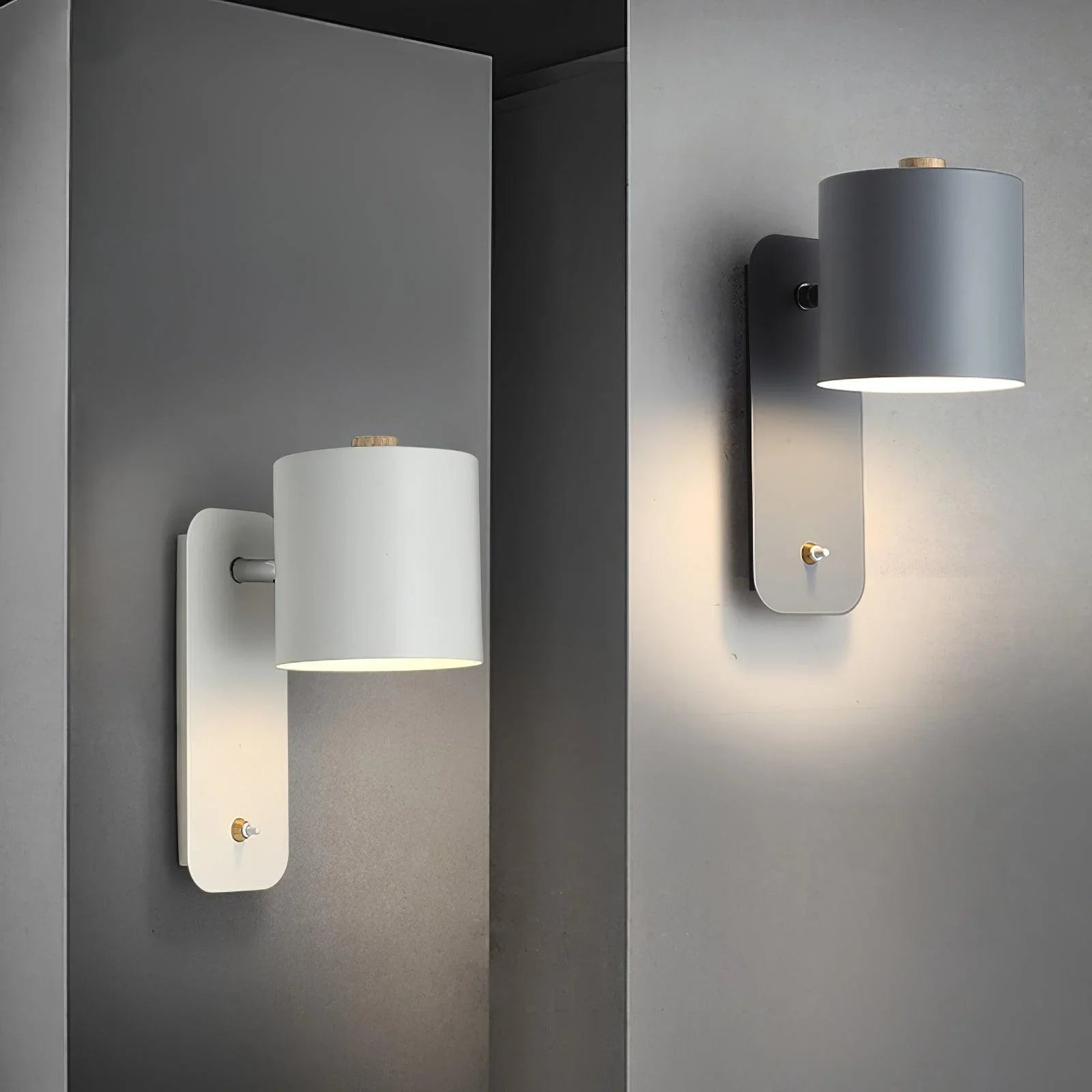 Lampada da parete a spina Cylinder