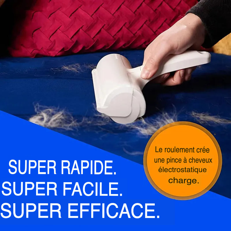 Rouleau effaceur de peluches - Idéal pour le Hair Removal avec un matériau ABS de qualité