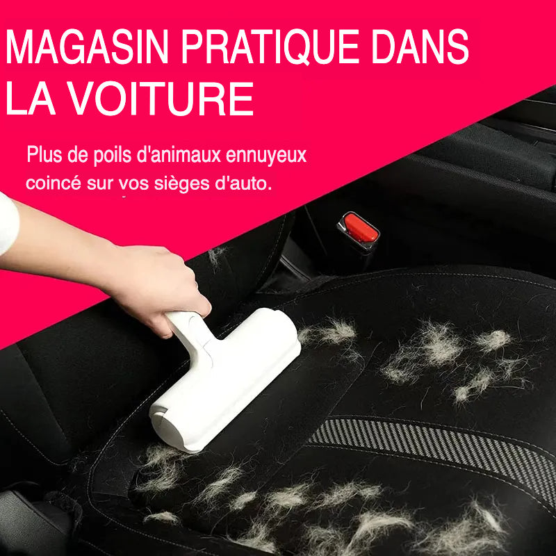 Rouleau effaceur de peluches - Scrub efficace pour éliminer les peluches en profondeur