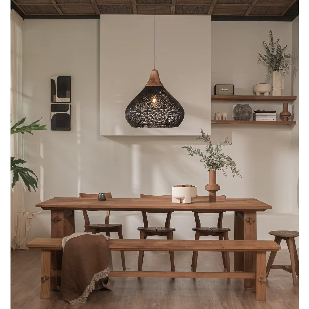 Lampada a sospensione dal design giapponese