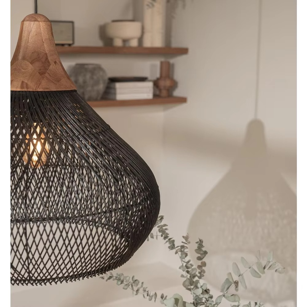 Lampada a sospensione dal design giapponese