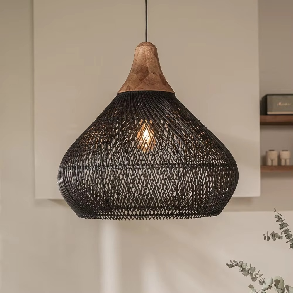 Lampada a sospensione dal design giapponese
