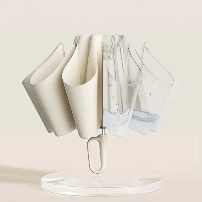 Parapluie Anti-tempête avec Bord Réfléchissant - Sécurité Renforcée pour Toutes les Conditions Météorologiques