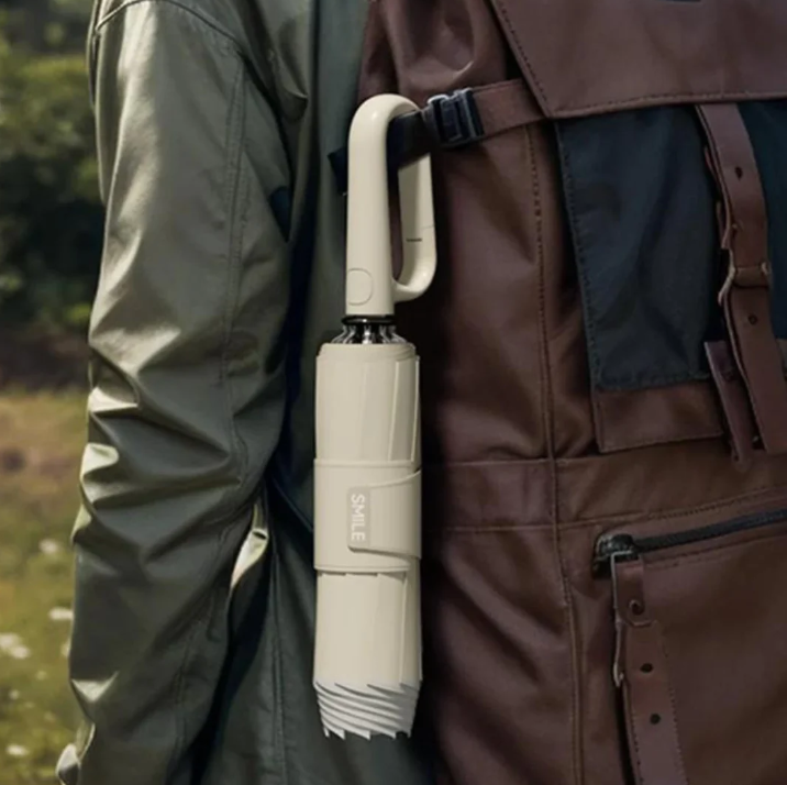 Parapluie Anti-tempête avec Bord Réfléchissant - Pour Homme et Femme de Toutes Tailles