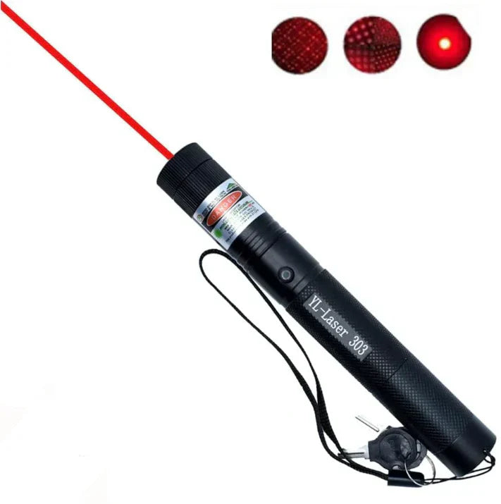 Pointeur Laser de Précision Rouge pour Professionnels - Faisceau Laser Lumineux et Design Ergonomique
