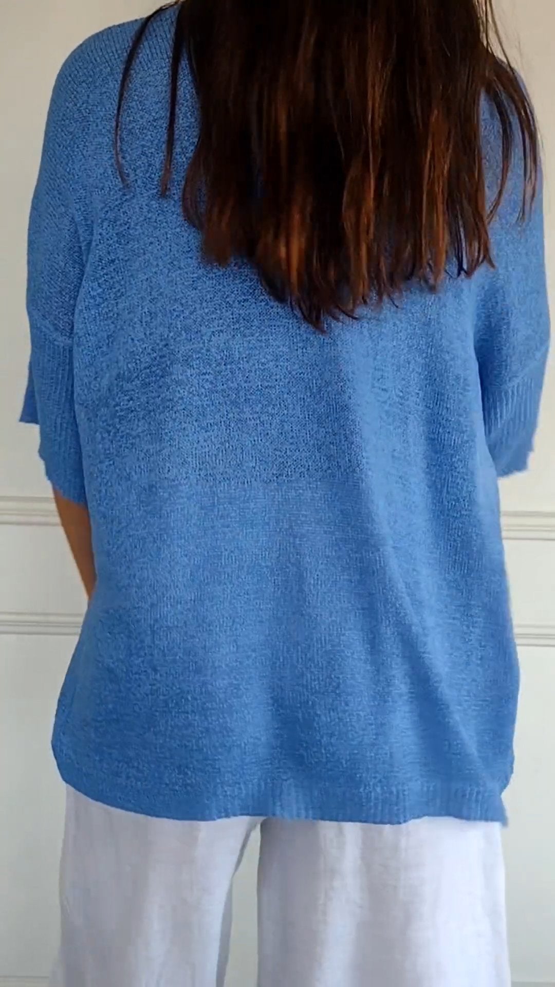 Top en tricot à col en V - Confort Luxueux et Élégance Intemporelle travel bo