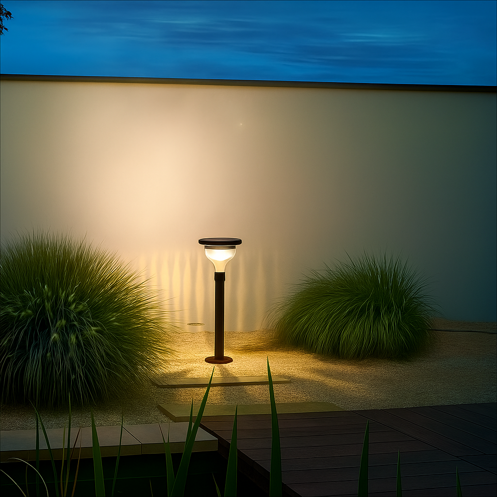 Lampada solare per vialetto