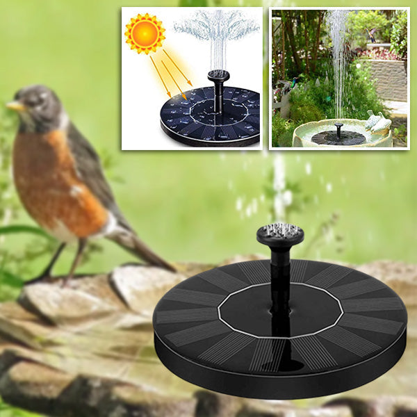 Fontaine D' Eau Alimentée par L' Énergie Solaire - Pompe Solaire pour Petit Bassin