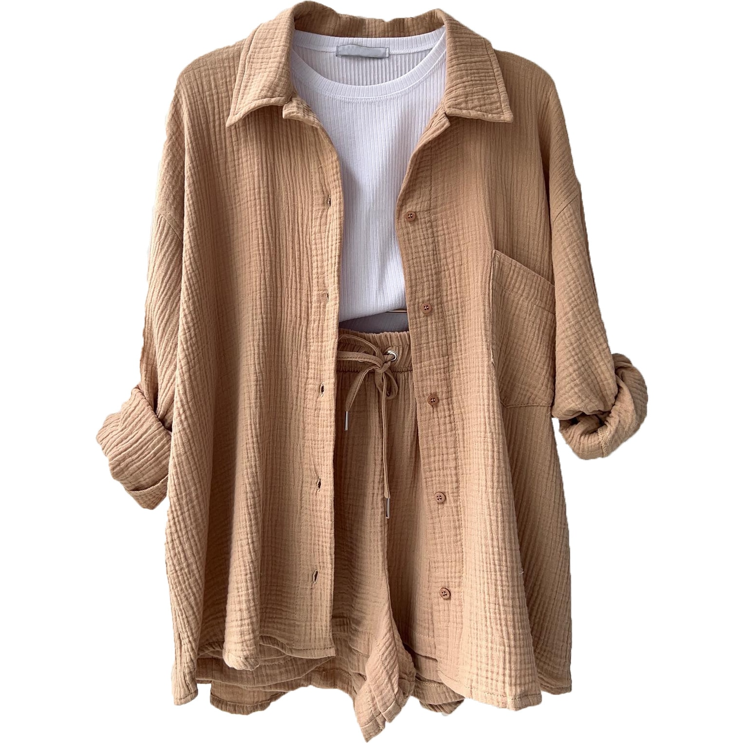 Ensemble confortable Suzie en Khaki, allure chic et style élégant travel bott