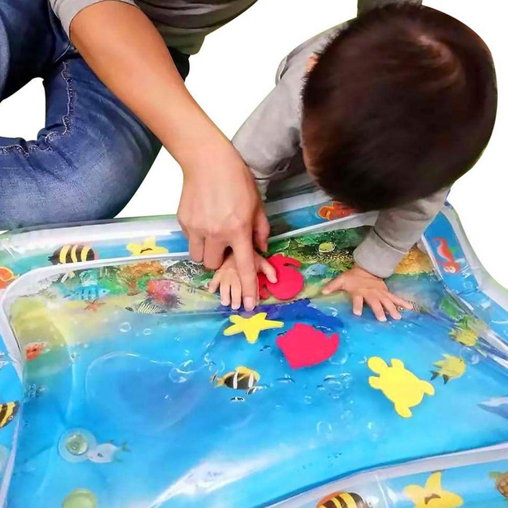 Tapis de jeu aquatique sécurisé pour bébé | Améliore la force musculaire et la motricité fine