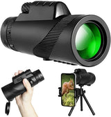 Telescopio Monoculare Potente Zoom 80x100 - Adattatore per telefono e Treppiede