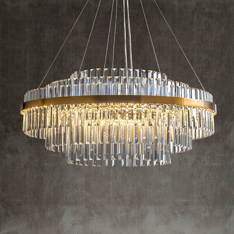 Lampadario di lusso in cristallo