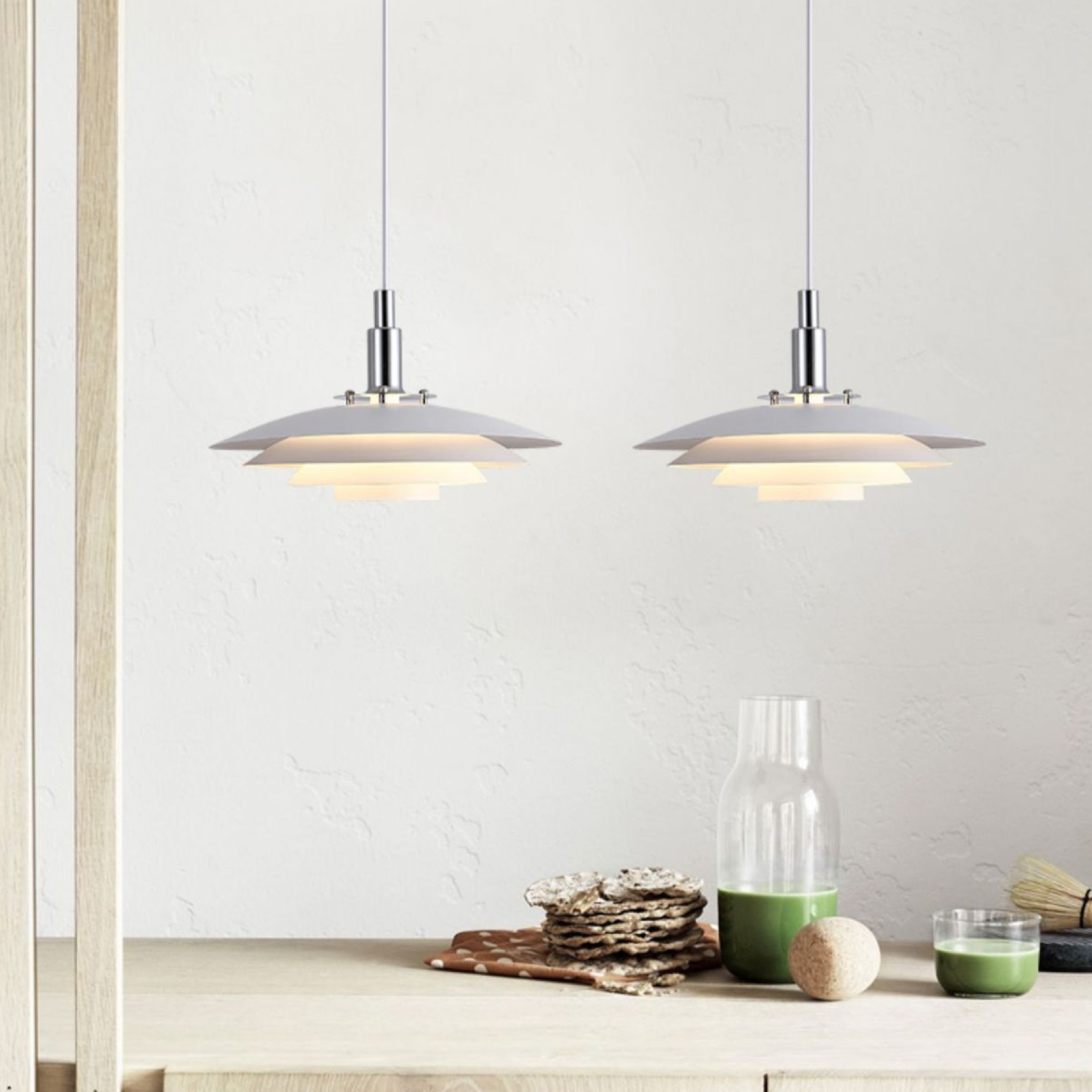 Lampada a sospensione in metallo