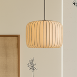 Lampada a sospensione in seta Rendara