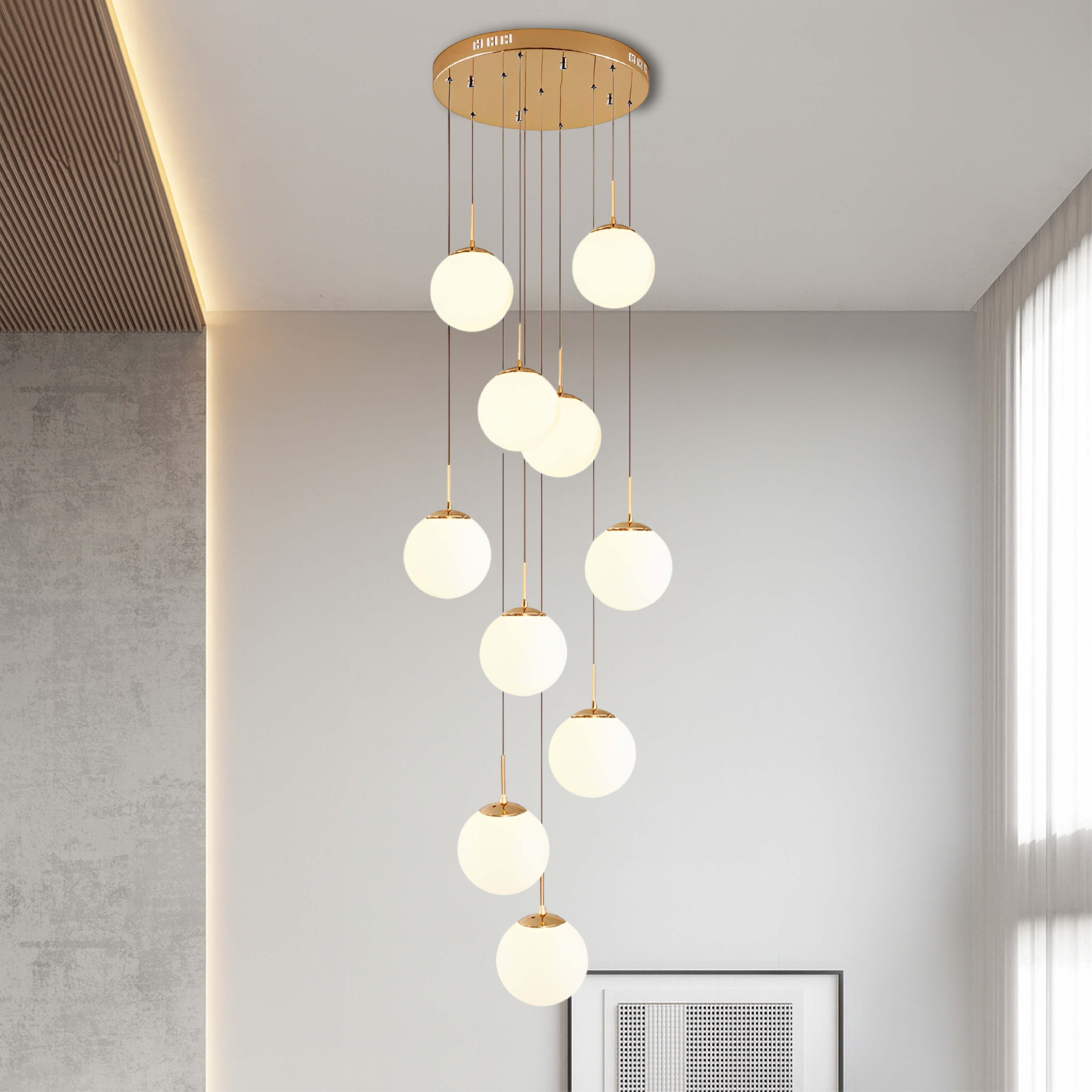 Lampadario a scala Nova Nordic