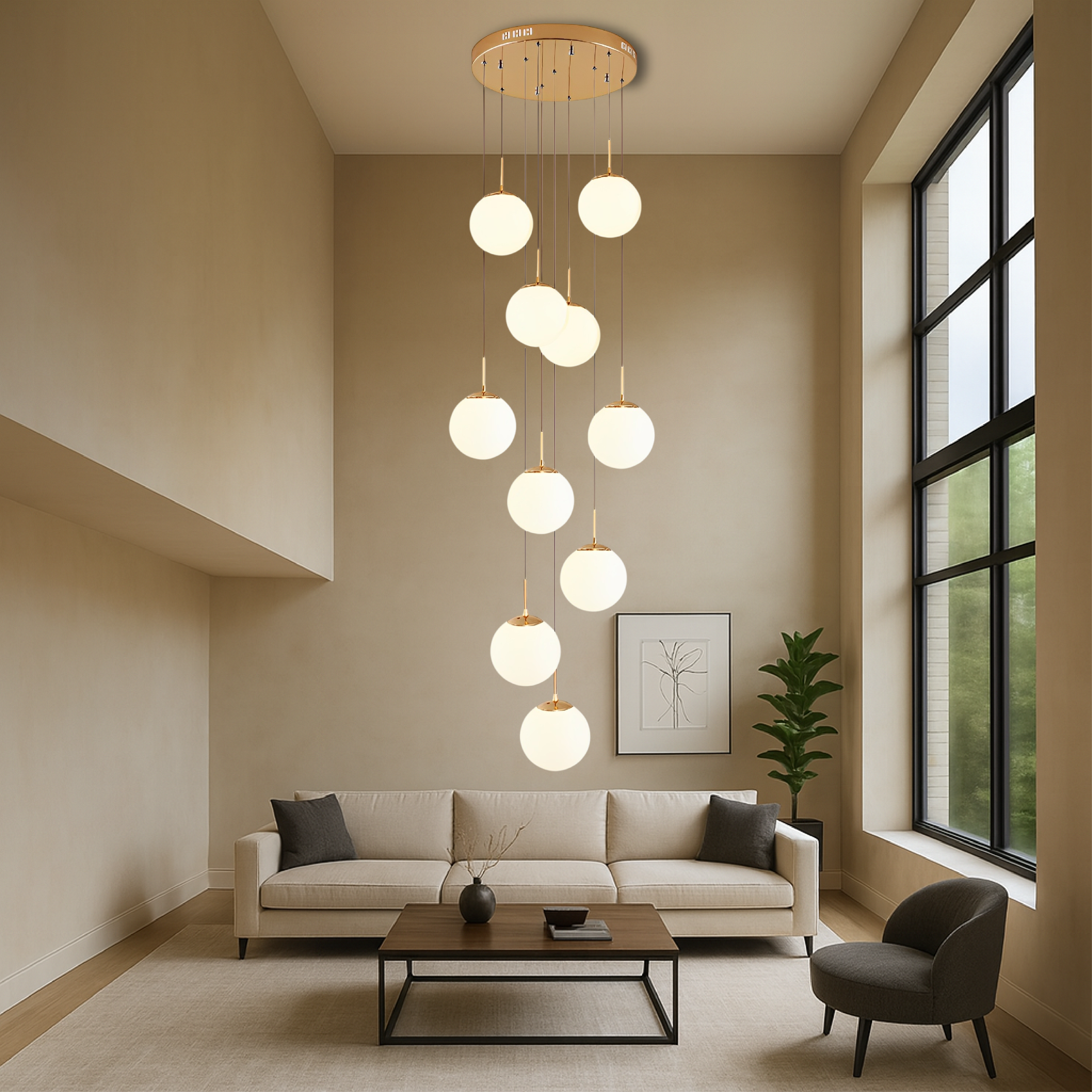 Lampadario a scala Nova Nordic