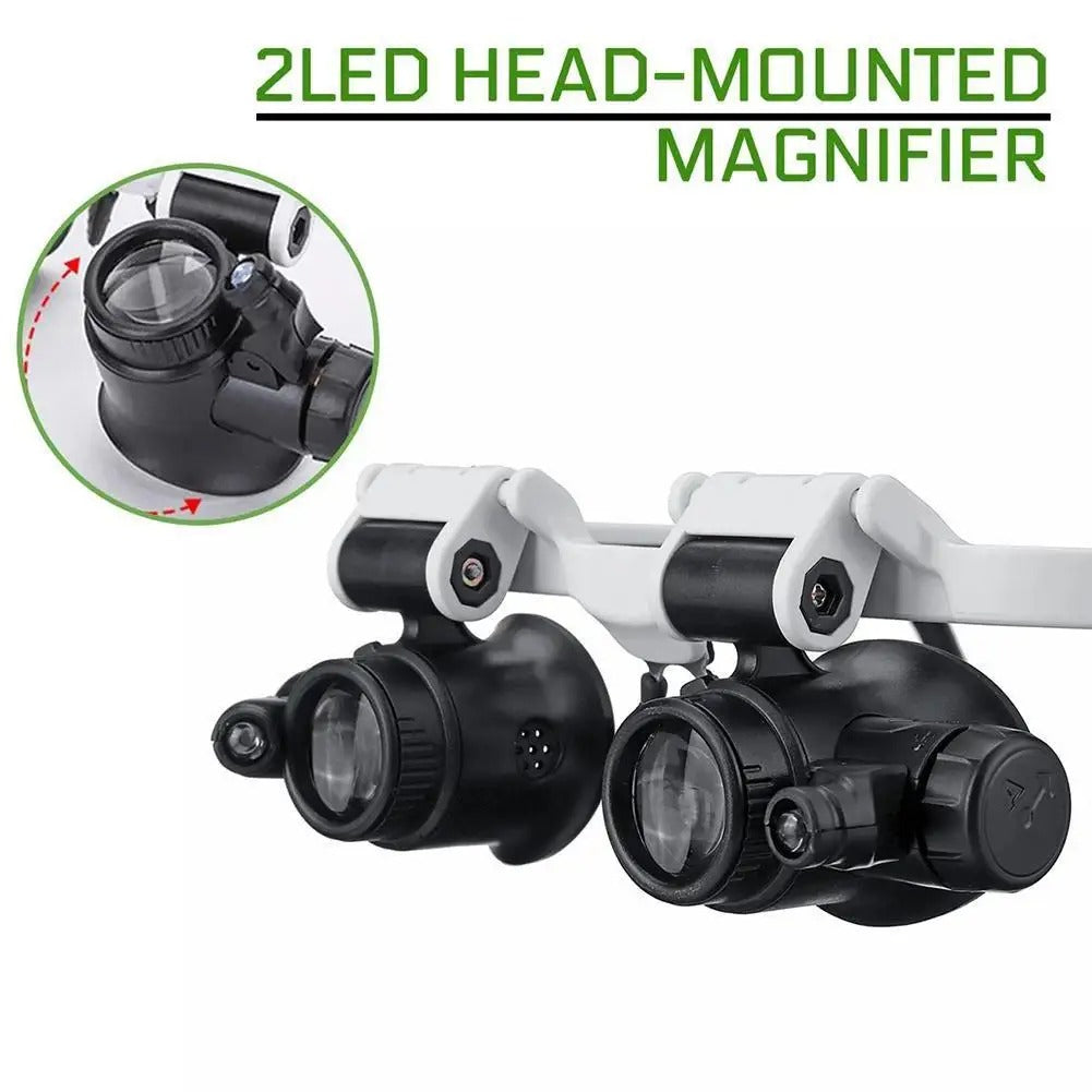 Loupe Led avec Grossissement - Loupe pour DMLA et Usinage Mécanique travel bo