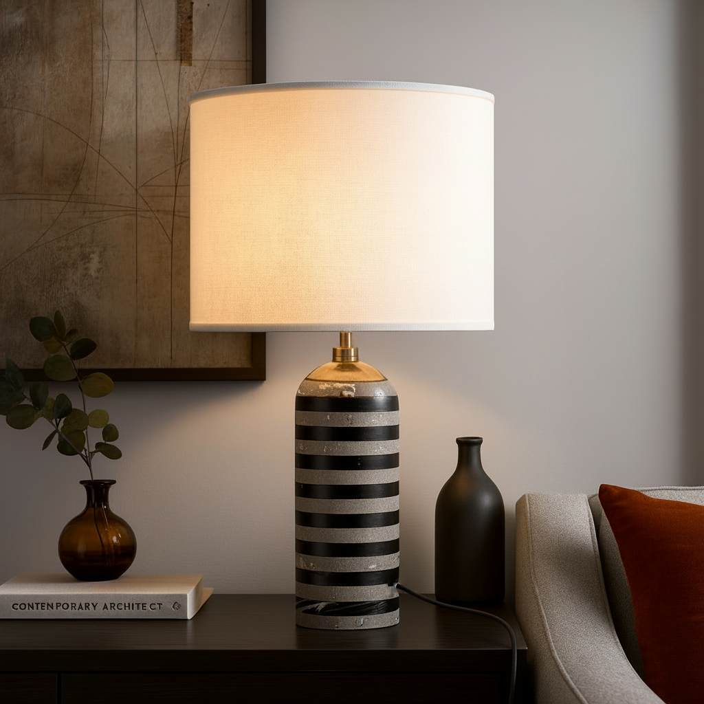 Lampada da tavolo in marmo Rexo