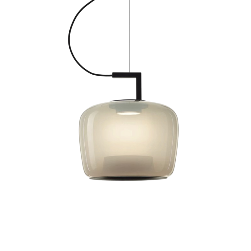Lampada a sospensione in vetro di Jaura
