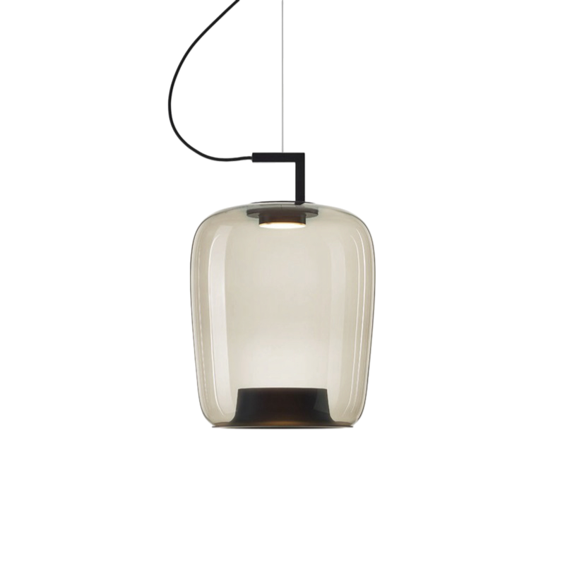 Lampada a sospensione in vetro di Jaura