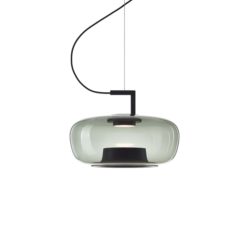 Lampada a sospensione in vetro di Jaura
