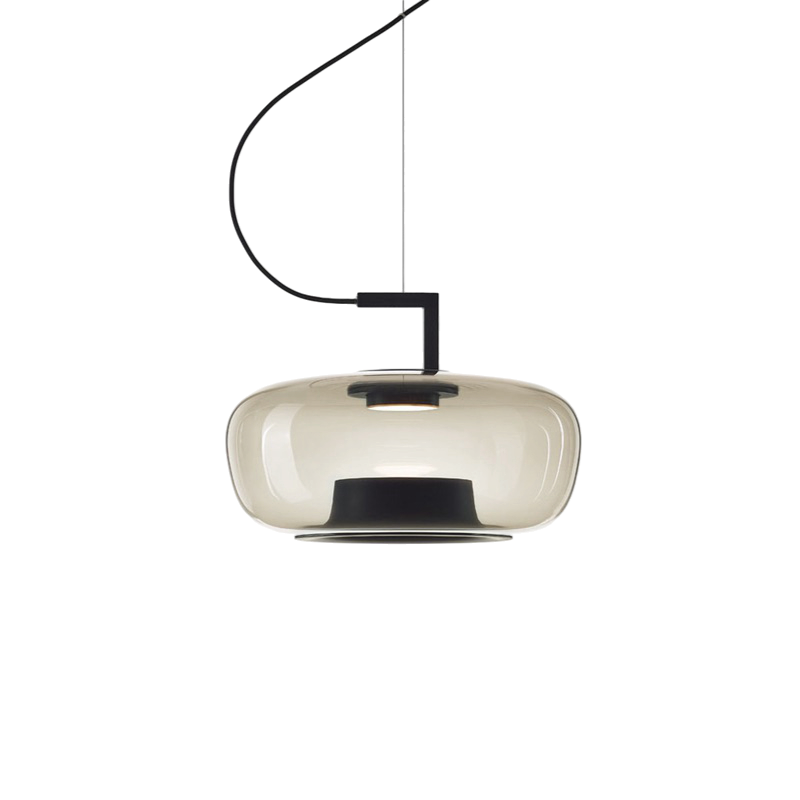 Lampada a sospensione in vetro di Jaura